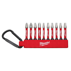 Juego de 10 puntas de destornillador mixtas Milwaukee 48-32-4092
