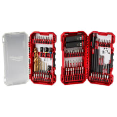 MILWAUKEE SHOCKWAVE JUEGOS DE BROCA Y ACCIONAMIENTO DE IMPACTO 75PCS 48-32-4098