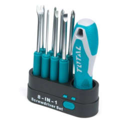 SET DE DESTORNILLADORES INTERCAMBIABLE 9 PCS TOTAL  0