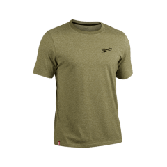 Polo de trabajo híbrida de manga corta para hombre - verde/ 603GN-L