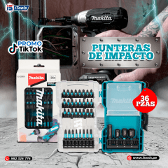 JUEGO DE PUNTAS Y DADOS IMANTADO IMPACT BLACK MAKITA E-22925 3