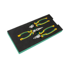 JUEGO DE ALICATES SET DE 3 PIEZAS CR-NIQUEL / ST09014G 0