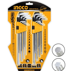 JUEGO COMBINADO 9 LLAVE ALLEN / 9 LLAVE TORX  HHKSET0181 