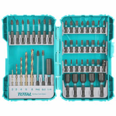 JUEGO TOTAL DE PUNTAS DE DESTORNILLADOR DE IMPACTO DE 45 PIEZAS (TACSDL24502) 1