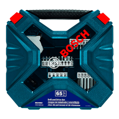 SET X Line 65 pz p/taladrar y atorn. azul BOSCH 0