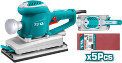 LIJADORA ORBITAL RECTANGULAR 110 X 220MM 350W TOTAL TOOLS TF1302206 2