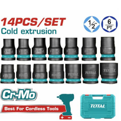 SET DADOS IMPACTO 1/2 PULG 14PCS 10-27MM CR-MO MALETIN INDUSTRIAL - THISTD12141 1