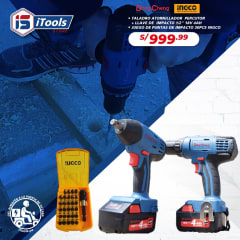 KIT ATORNILLADOR 18 V. DCKIT05E 