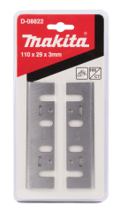 Set de 2 cuchillas para cepillo tct 110mm d-08822 makita 1