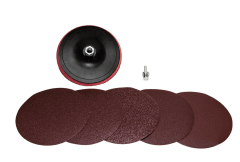 SET RESPALDO DE LIJA 180MM + 5 LIJAS 1