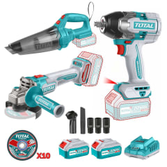 COMBO LLAVE 850NM + ASPIRADORA + AMOLADORA + BATERIAS DE 5.0AH  TOTAL / TOSLI240789 0