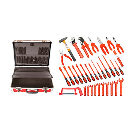 KIT HERRAMIENTAS AISLADAS 1000V 34PCS TRAMONTINA - 443490342