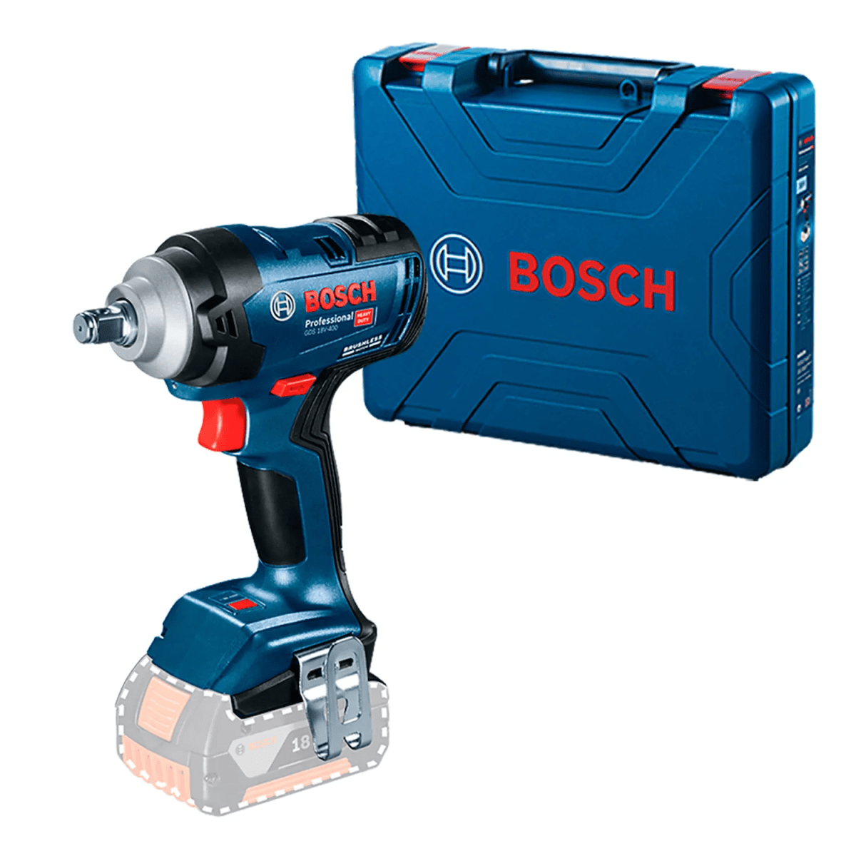 Llave De Impacto 1/2 18v 400 Nm Bosch Gds 18v-400 NO SIN BAT. / 06019K00E12