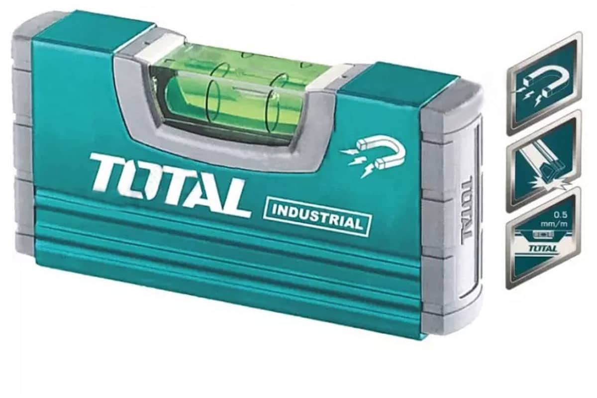 NIVEL MAGNÉTICO ALUMINIO DE BOLSILLO  10 CM - TMT20105M2