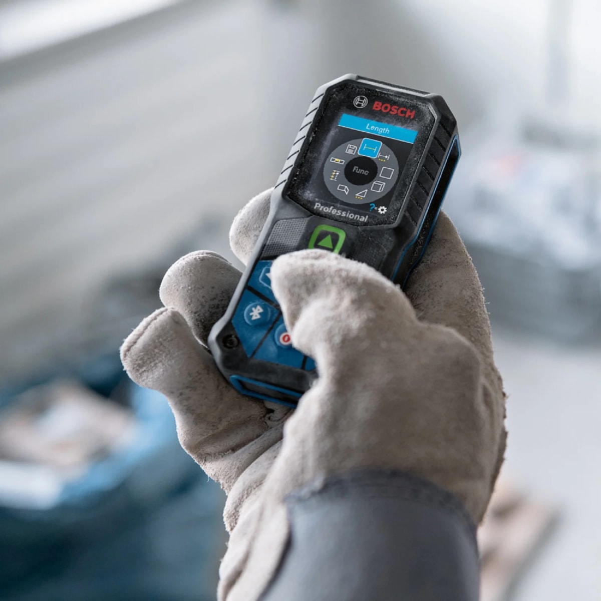 MEDIDOR DE DISTANCIA LASER 50 MTS LASER VERDE GLM 50-27 CG CON BLUETOOTH3