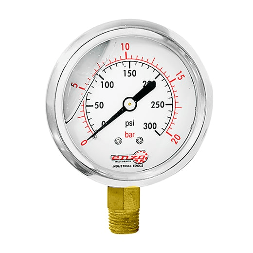 MANOMETRO LIQUIDO 2.5PULG 0-300PSI ZG-03D1
