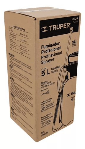 Fumigador jardinero de 5 L, Truper1
