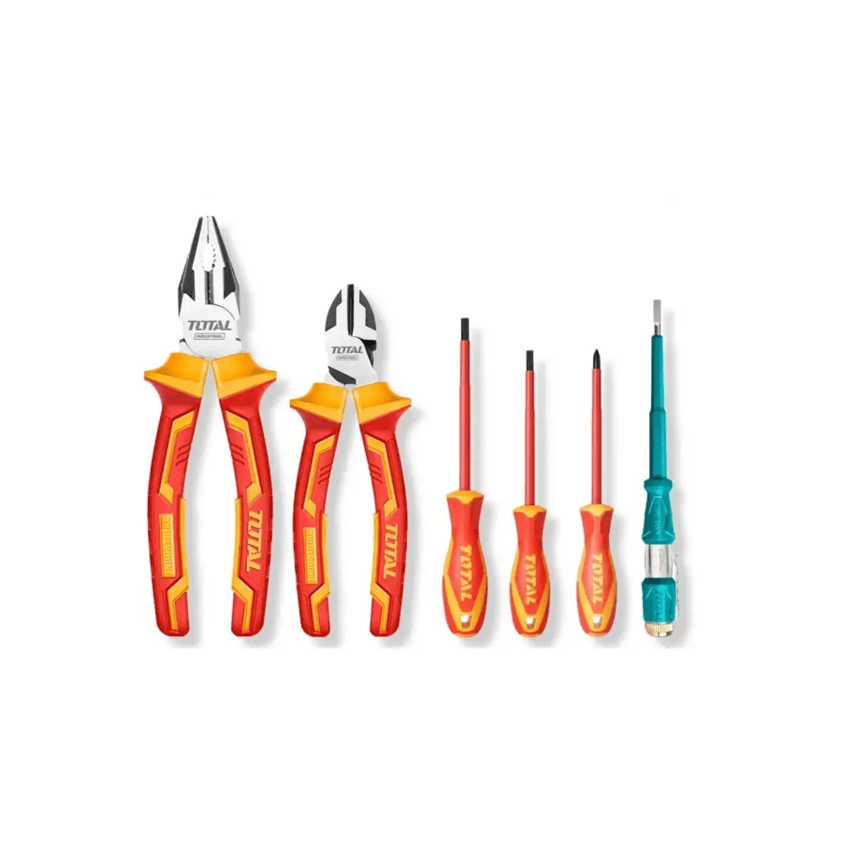JUEGO DE HERRAMIENTAS MANUALES 6 PZS AISLADAS 1000V TOTAL / THKIST30621