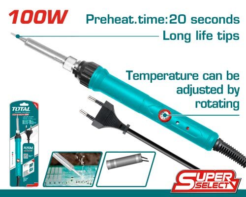 CAUTÍN SOLDADOR ELÉCTRICO 100W - TET1100831 - TOTAL1