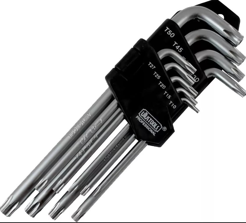 JUEGO DE LLAVES TORX MEDIANA 9 PIEZAS UYUSTOOLS2