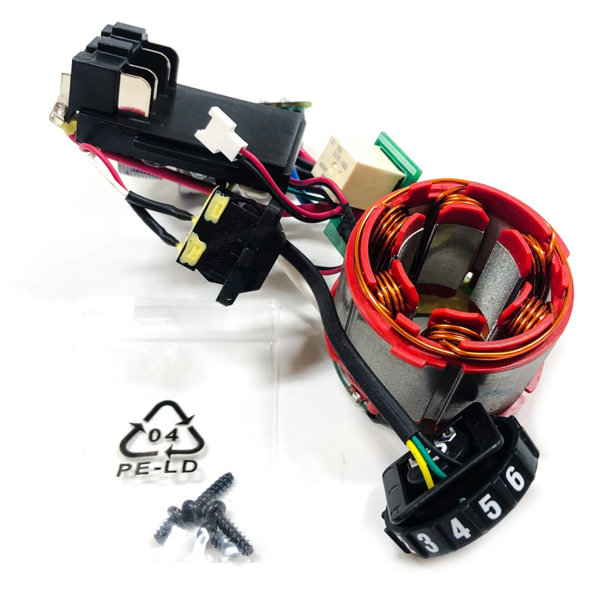 CONJUNTO DE PCB Y ESTATOR DE MOTOR DE MILWAUKEE4