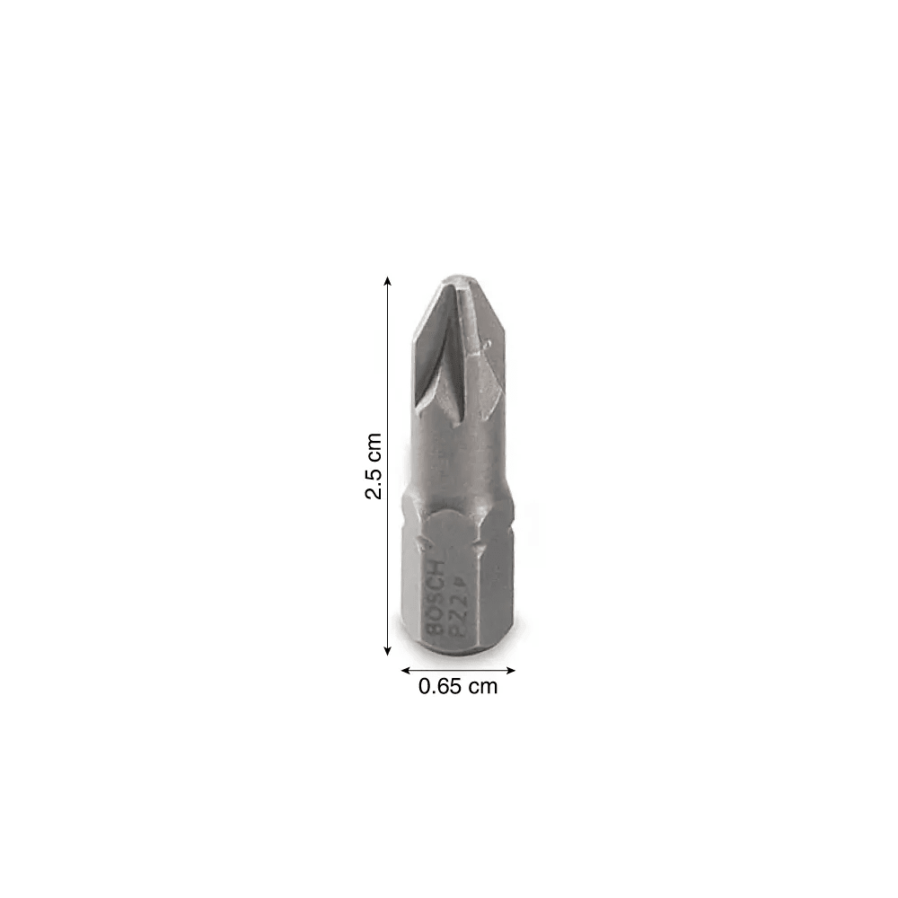 Punta pozidriv #2x25mm x 1 und BOSCH1