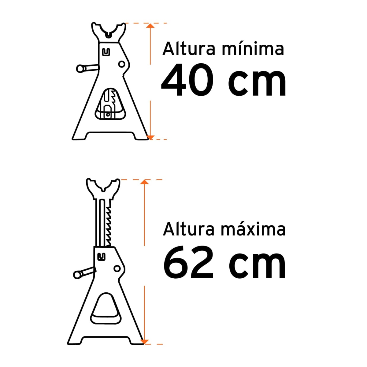 CABALLETE DE 6 TONELADAS PARA AUTO 2 PIEZAS 14845 TRUPER4