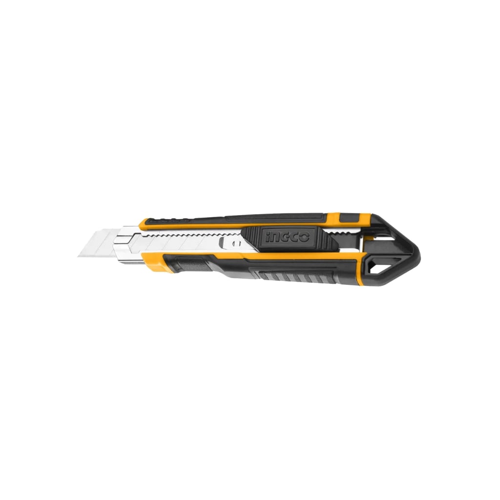 Cutter Plástico 18Mm 6,5 /169Mm + 3 Hojas De Repuesto Ingco Hkns165381