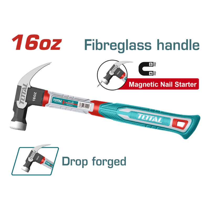 MARTILLO CARPINTERO 16 OZ M/FIBRA THCH610161