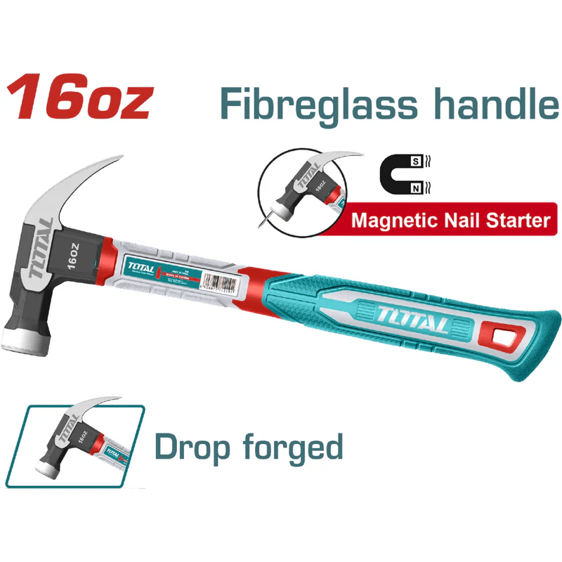 MARTILLO CARPINTERO 16 OZ M/FIBRA THCH610162