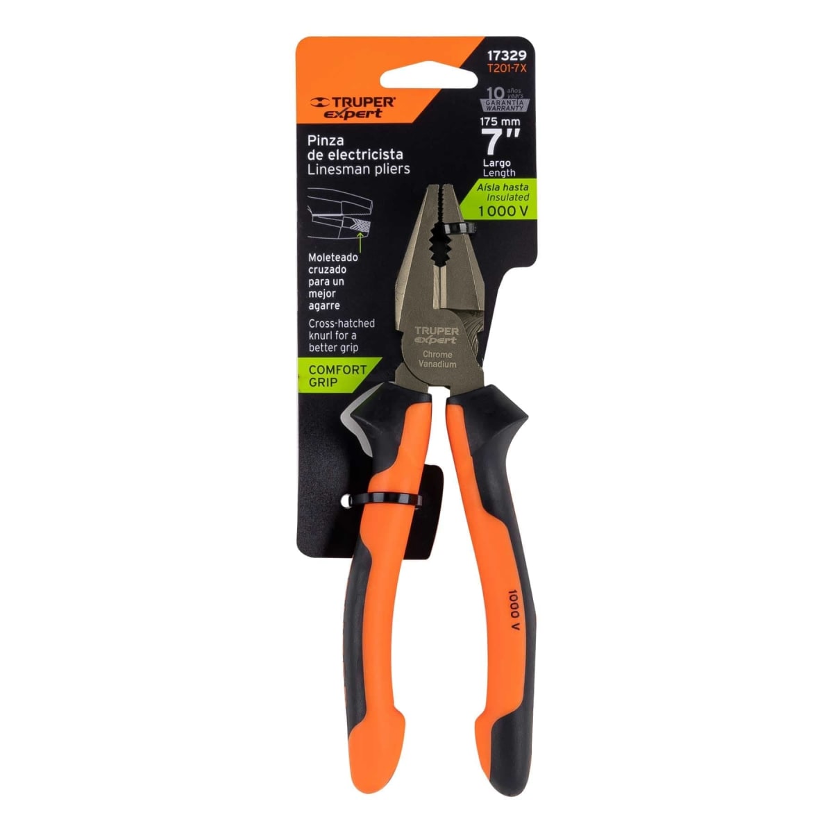 ALICATE UNIVERSAL 7 MANGO COMFORT GRIP, TRUPER EXPERT1