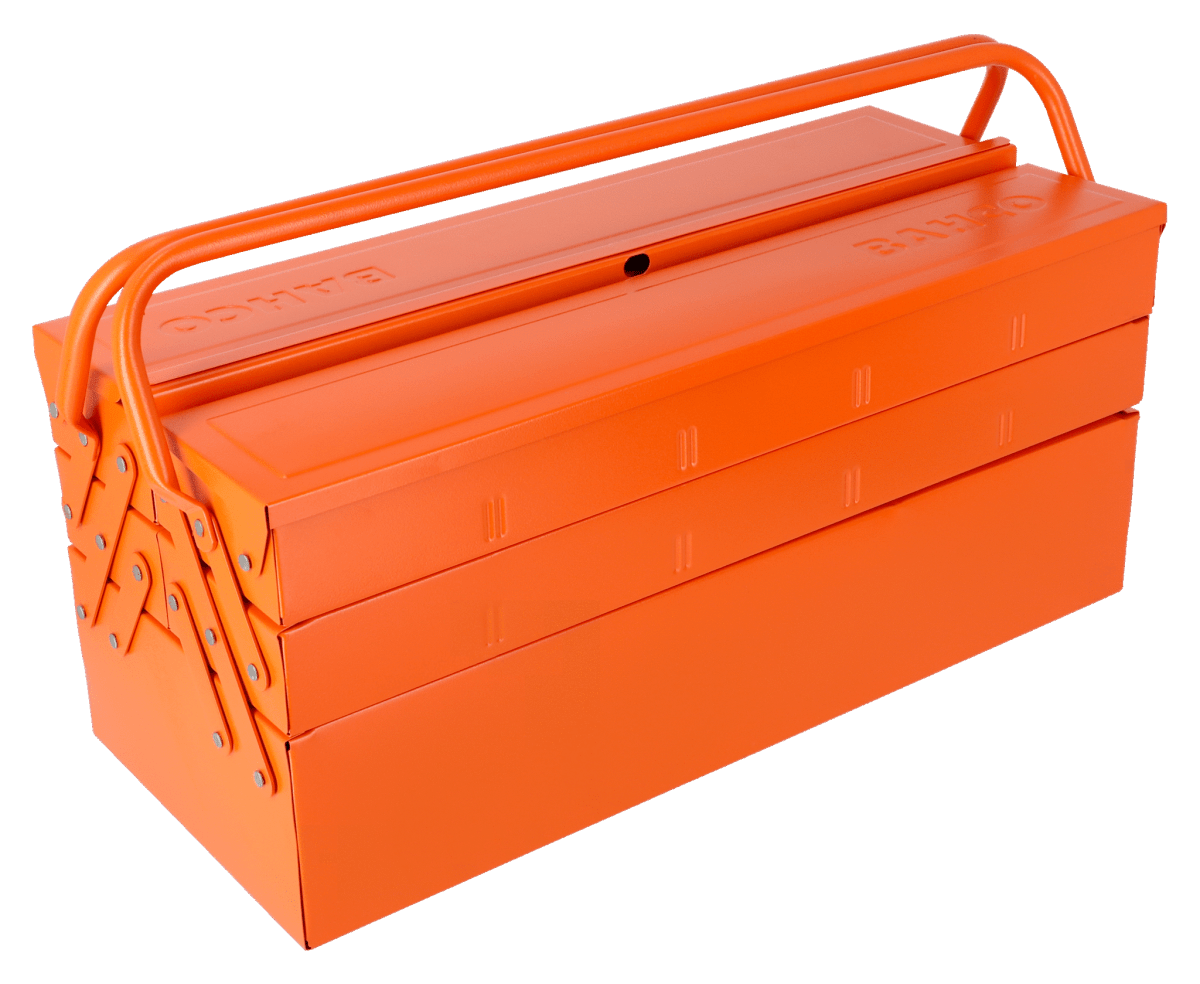 BAHCO - CAJA DE HERRAMIENTAS 5 COMPARTIMENTOS CON ASA PLEGABLE /3149-OR1