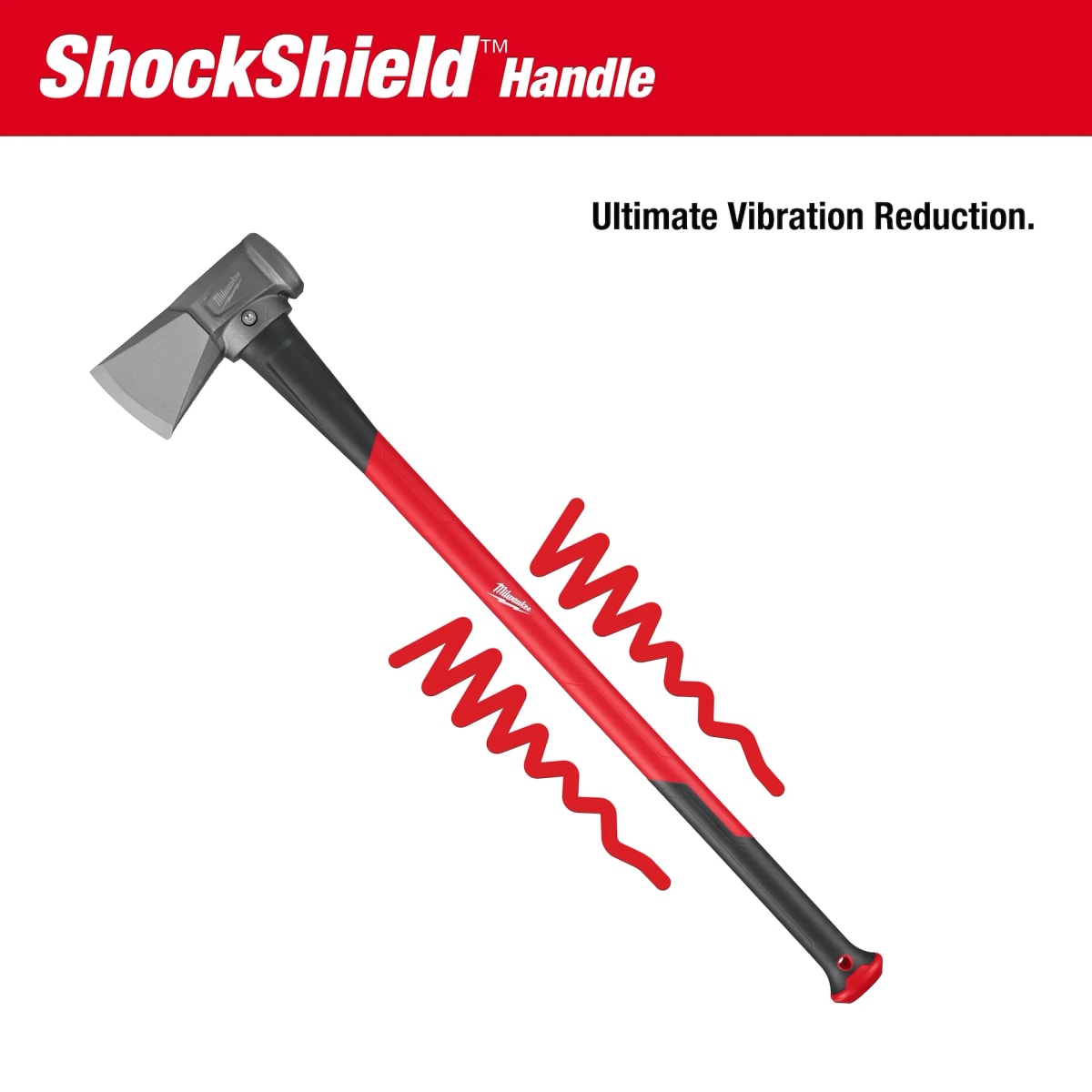 HACHA CON MAZO PARA PARTIR LEÑA DE 3,6KG, MANGO DE 91CM MILWAUKEE/48-22-90643