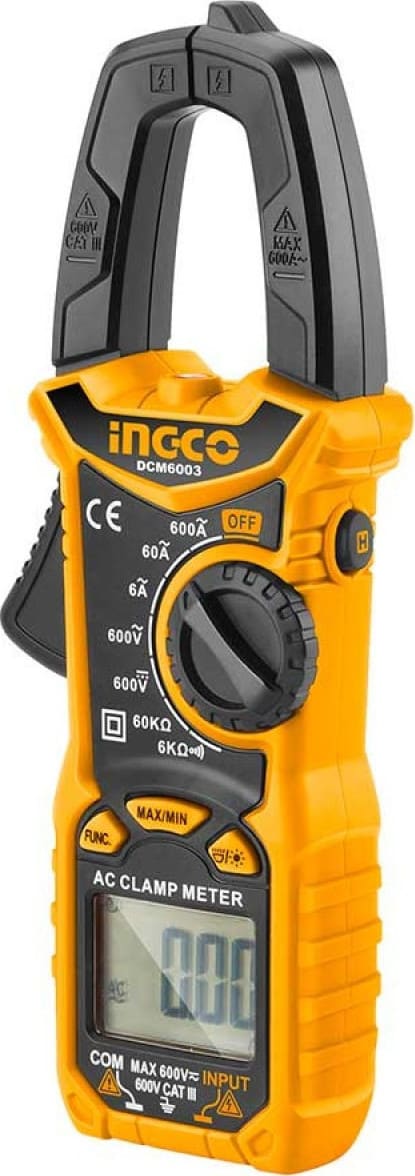 PINZA AMPERIMETRICA DIGITAL AC 600A INGCO DCM60031