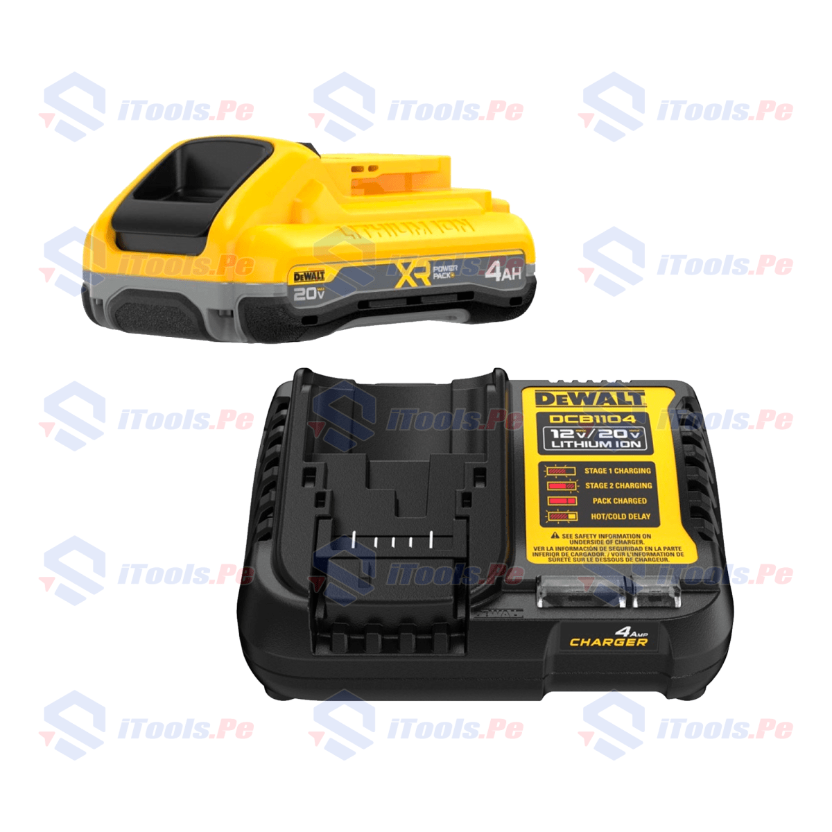 KIT BATERÍA POWER PACK 4AH + CARGADOR DEWALT1