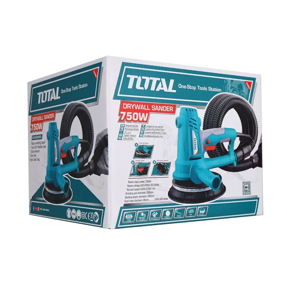 LIJADORA PARA PAREDES DE YESO 750W TOTAL TDWS75011