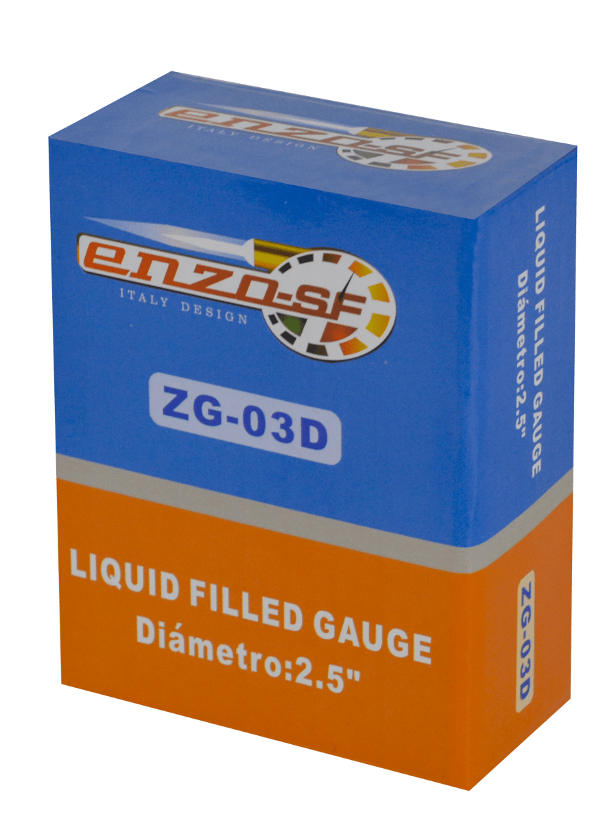MANOMETRO LIQUIDO 2.5PULG 0-300PSI ZG-03D2