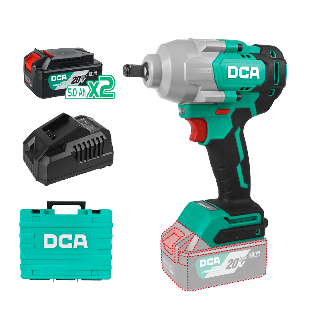 LLAVE DE IMPACTO 20V 750W 698NM/910NM M10-M24 BRUSHLESS DCA / ADPB698FK1