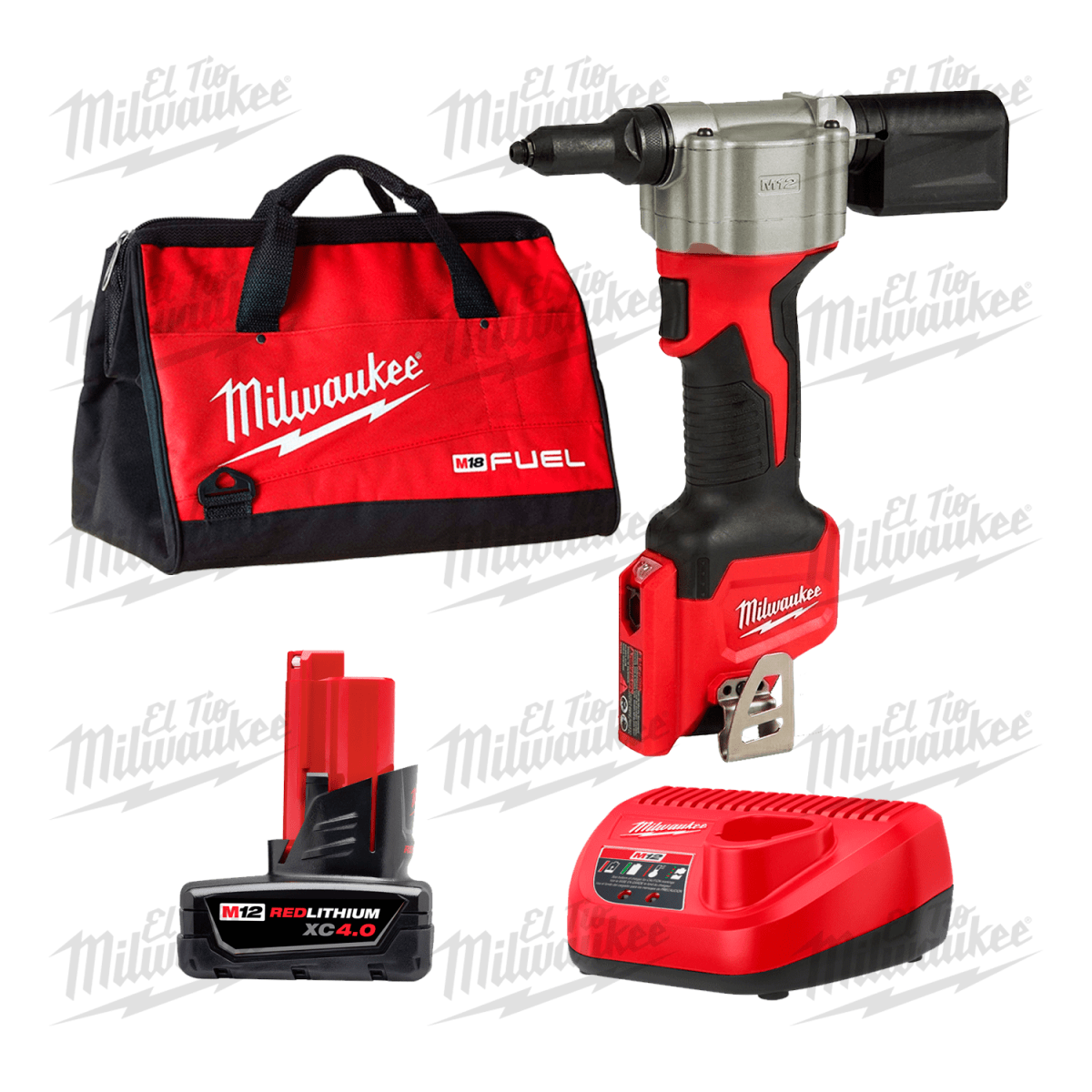 KIT REMACHADORA M12 MILWAUKEE 2550-201