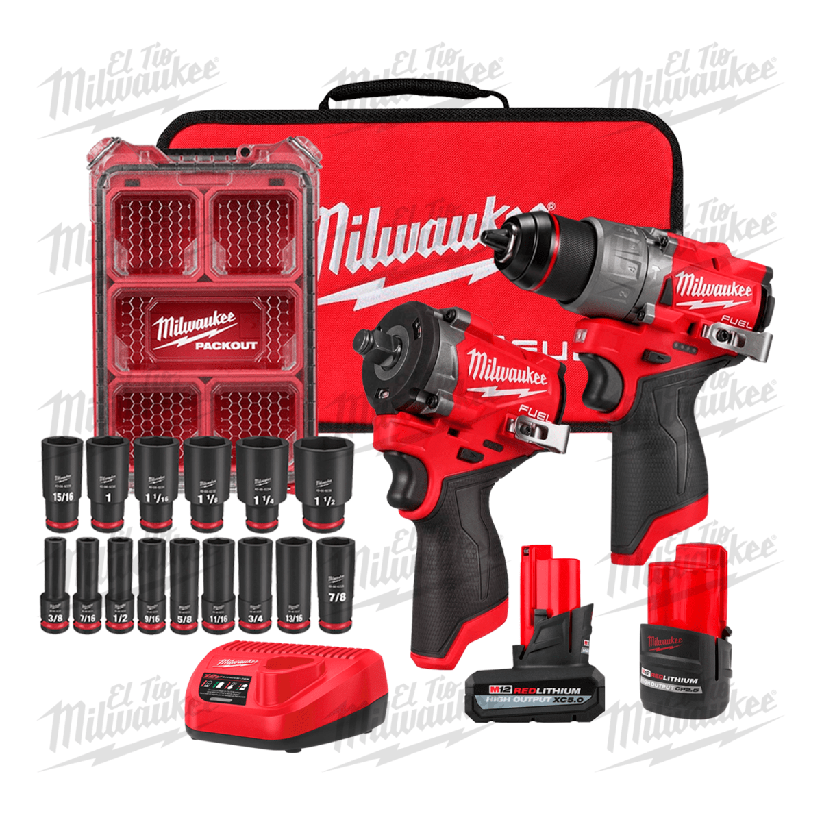 COMBO LLAVE DE IMPACTO 1/2