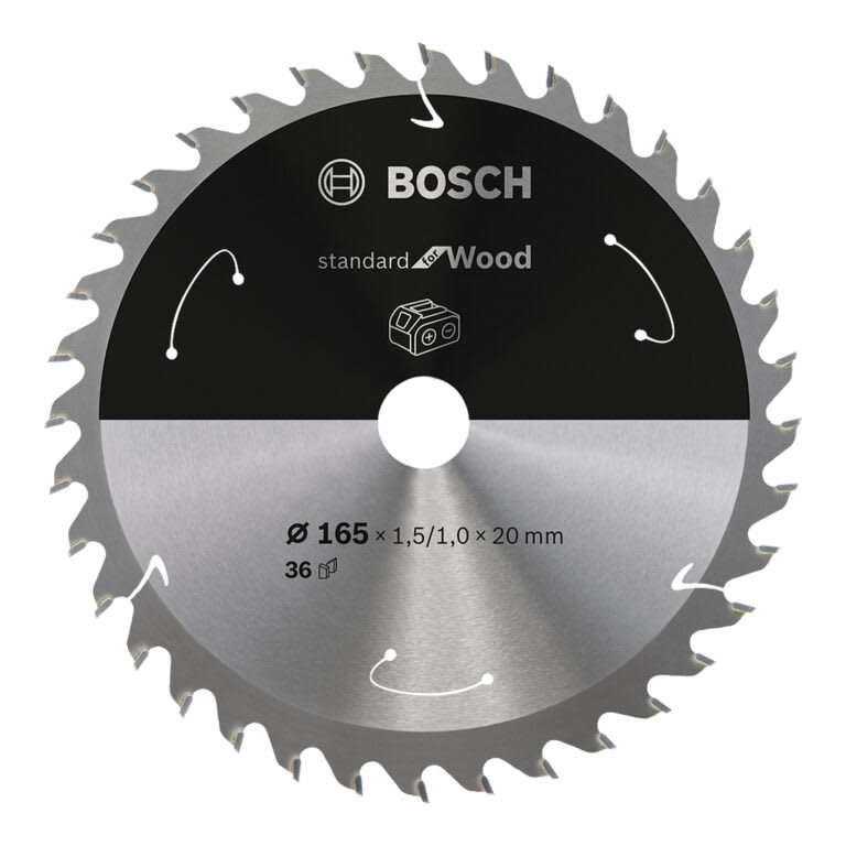 DISCO DE SIERRA STANDARD PARA MADERA 6-1/2