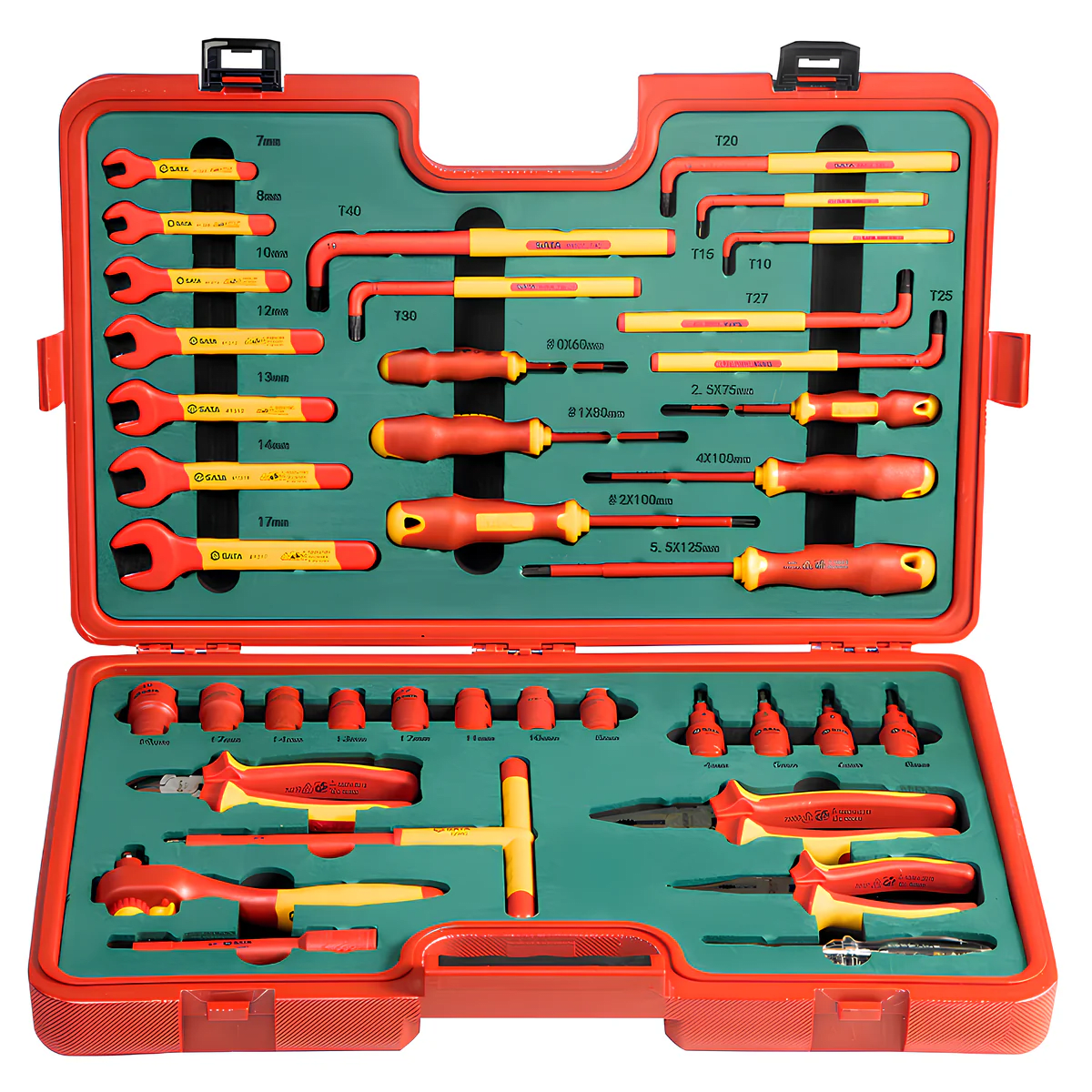 JUEGO DE HERRAMIENTAS MECÁNICAS AISLADAS VDE DE 39 PIEZAS CON ACCIONAMIENTO DE 3/8” / ST099331