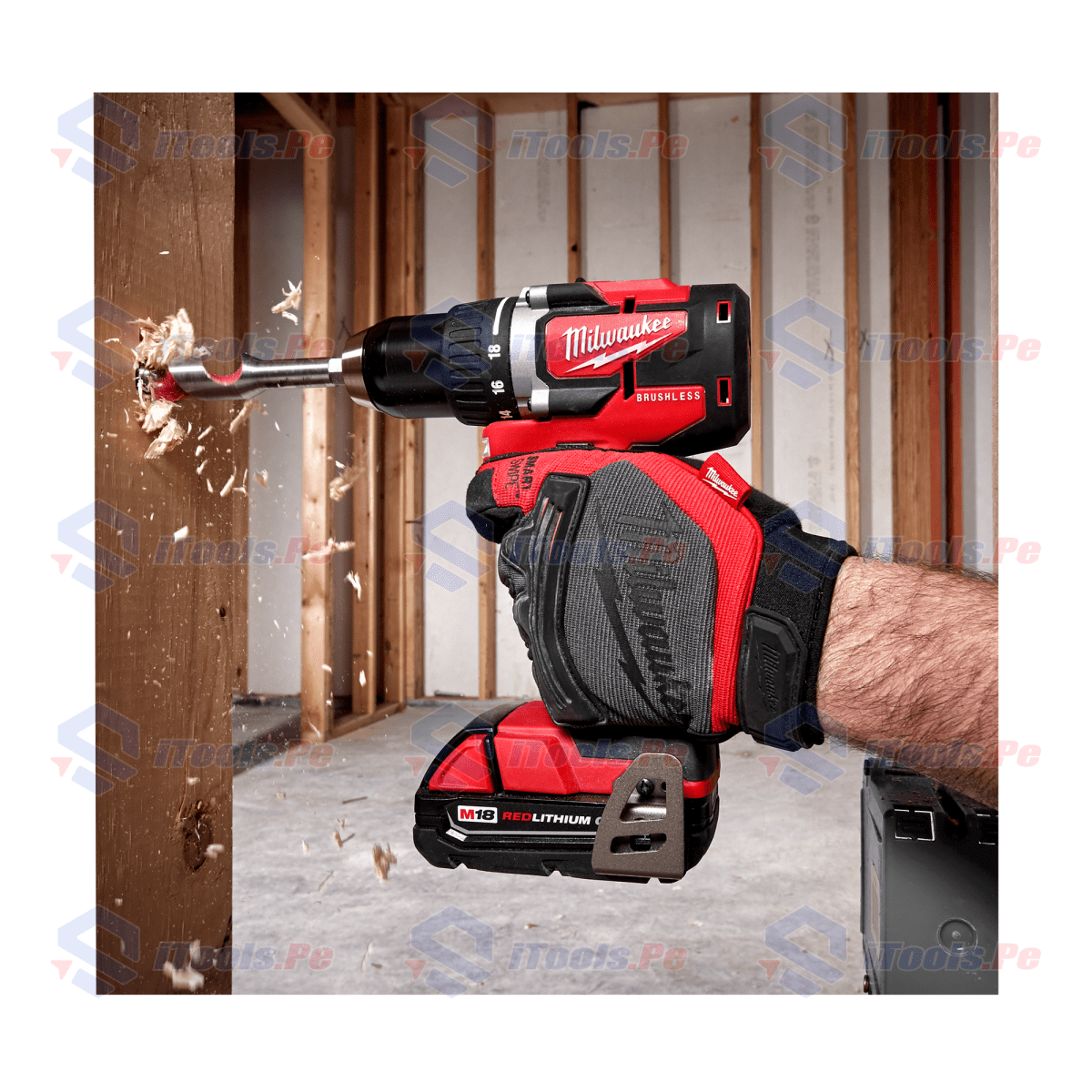KIT TALADRO ATORNILLADOR M18 2801-20 + BATERÍA M18 2AH + CARGADOR3