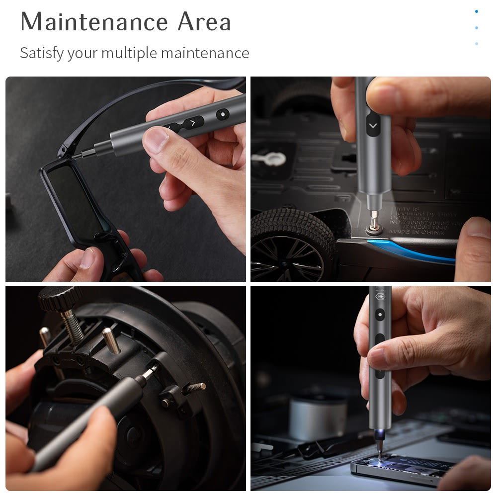 DESTORNILLADOR ELÉCTRICO DE PRECISIÓN 28 EN 1, KIT DE REPARACIÓN CELULARES , LAPTOPS , LENTES ,ETC9