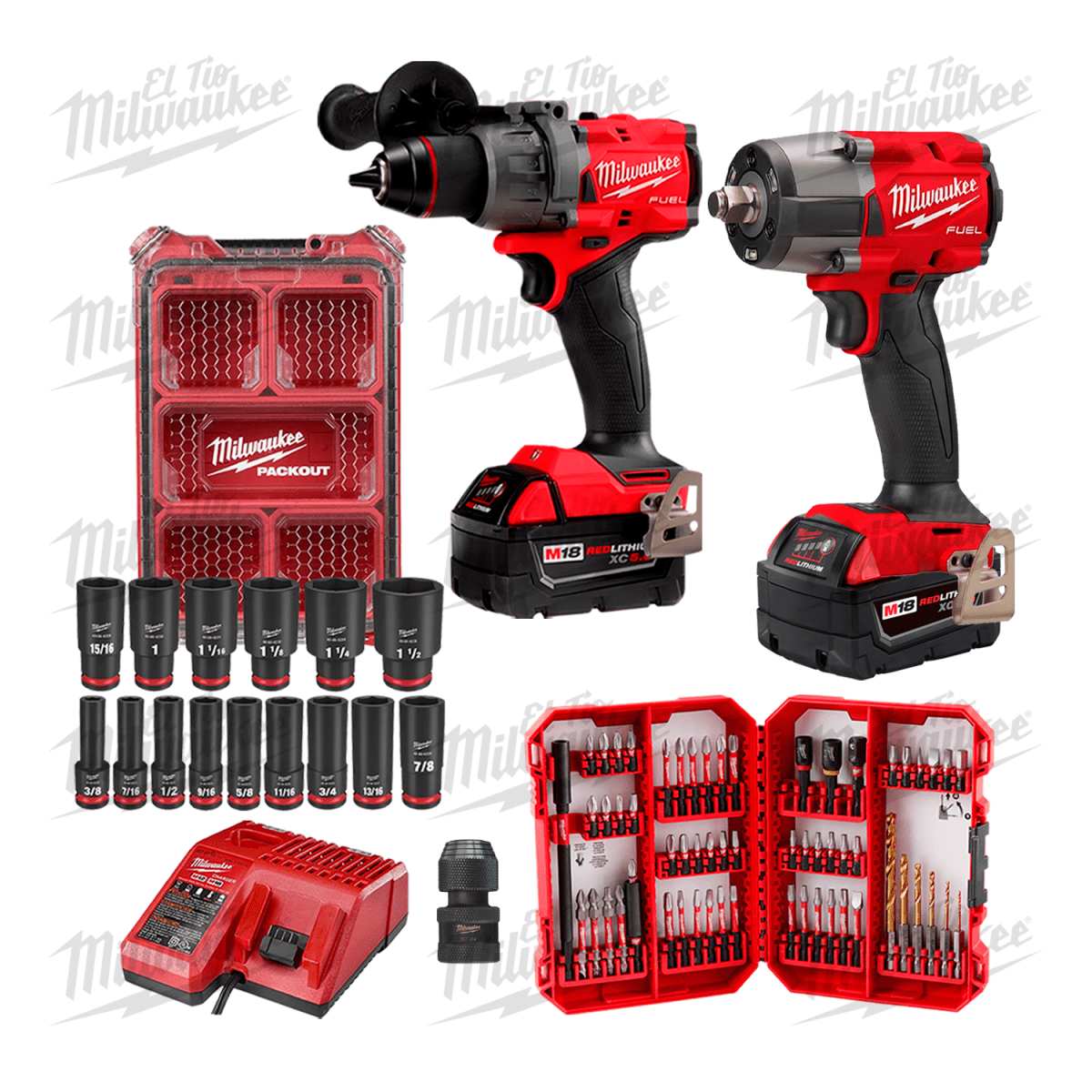 DUO SUPER IMPACTO DEL TIO MILWAUKEE 2904-22-621