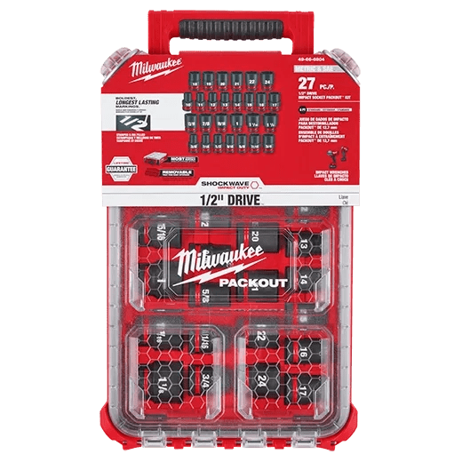 Juego de 27 piezas de dados SHOCKWAVE Impact Duty™ de 1/2