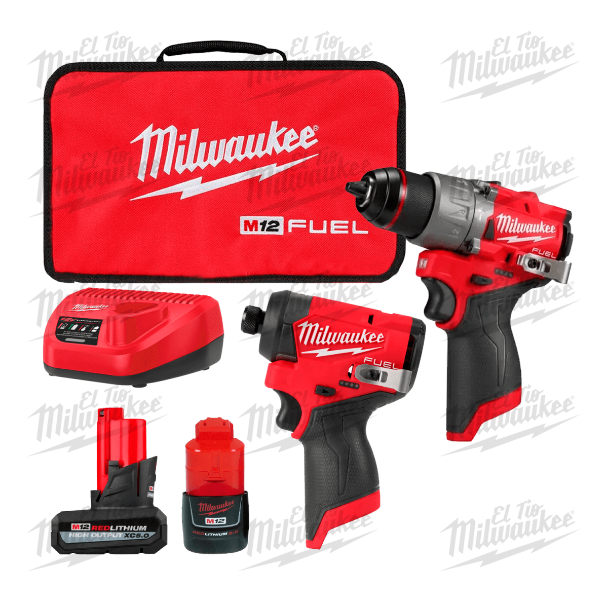 KIT COMBINADO INALAMBRICO M12 FUEL ULTIMA GENERACION MILWAUKEE / 3497-225AH1