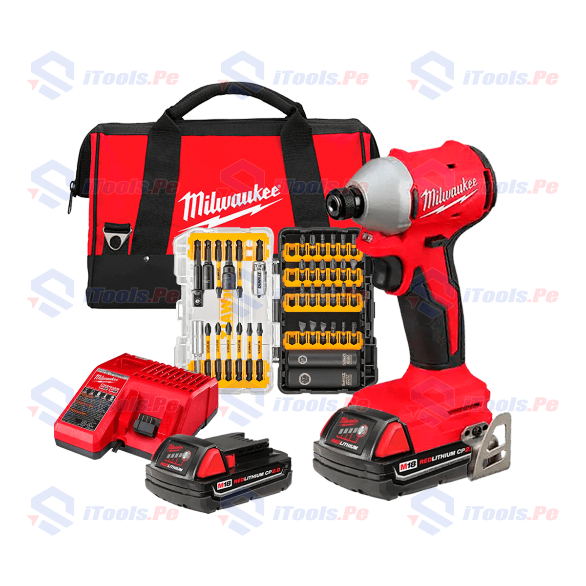 ATORNILLADOR DE IMPACTO M18 + SET DE 40PCS IMPACTO FLEXTORQ1