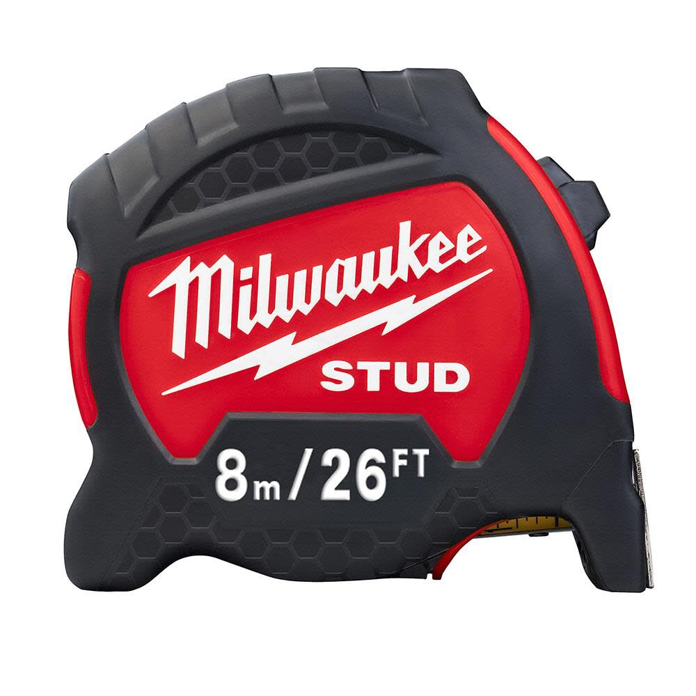 CINTA METRICA MILWAUKEE DE 8 M/26 PIES GEN II STUD13