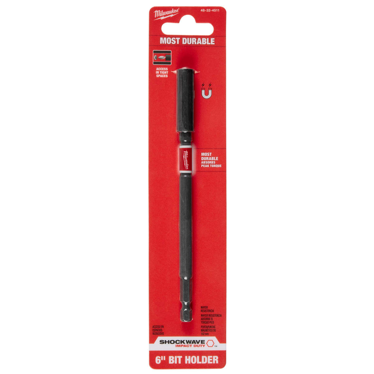 EXTENSION DE PUNTAS MAGNETICAS DE IMPACTO SHOCKWAVE MILWAUKEE 48-32-45111